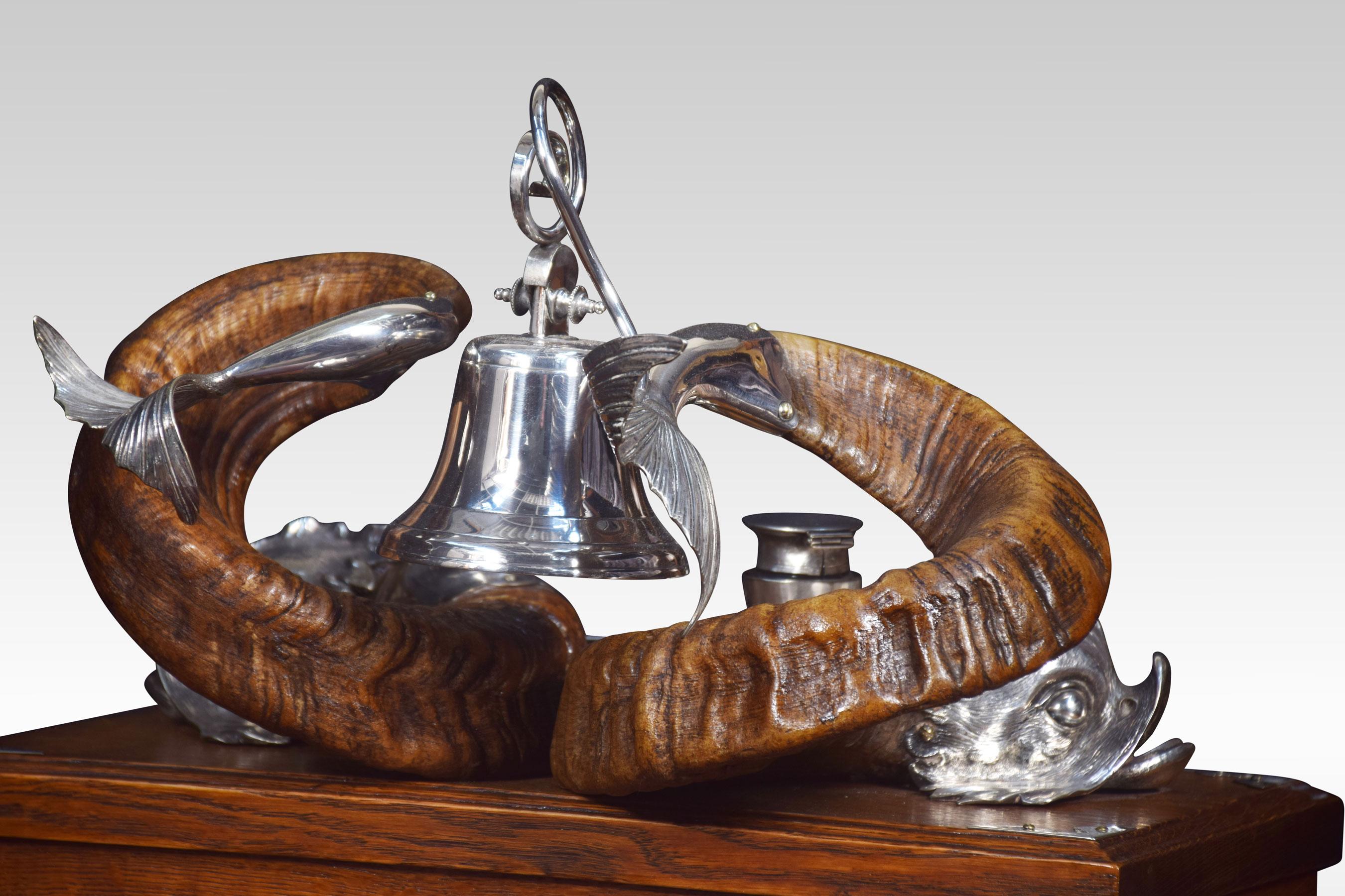 Dolphin Inkstand 3