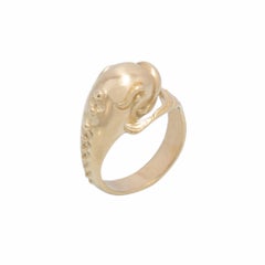 Dolphin Ring in 18 Karat Gold