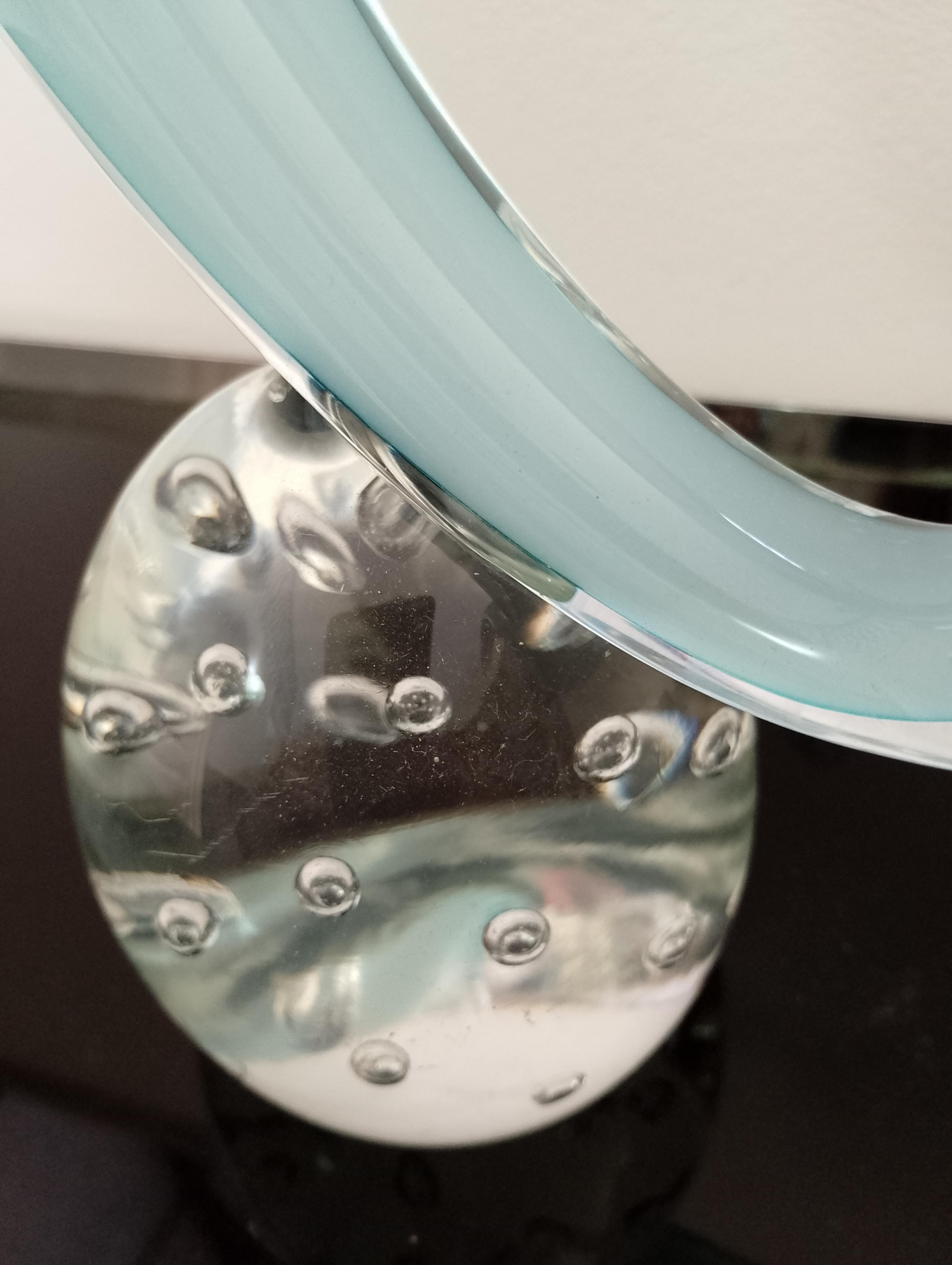 Scultura di delfino in vetro di Murano in vendita 1