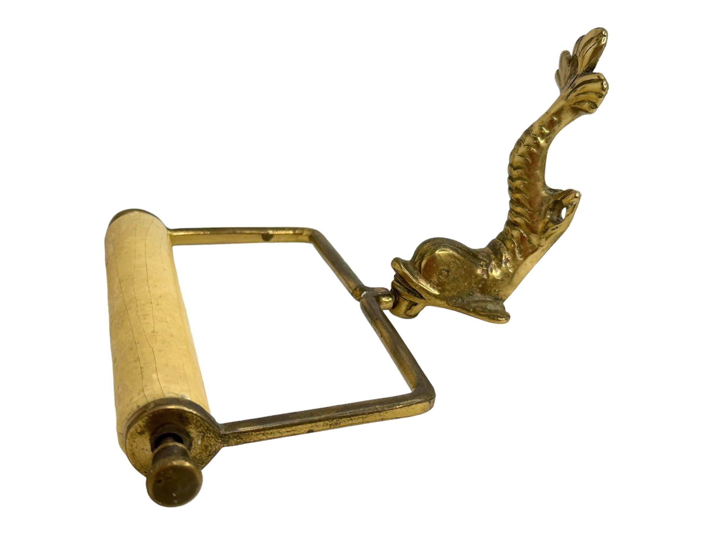 dolphin toilet paper holder