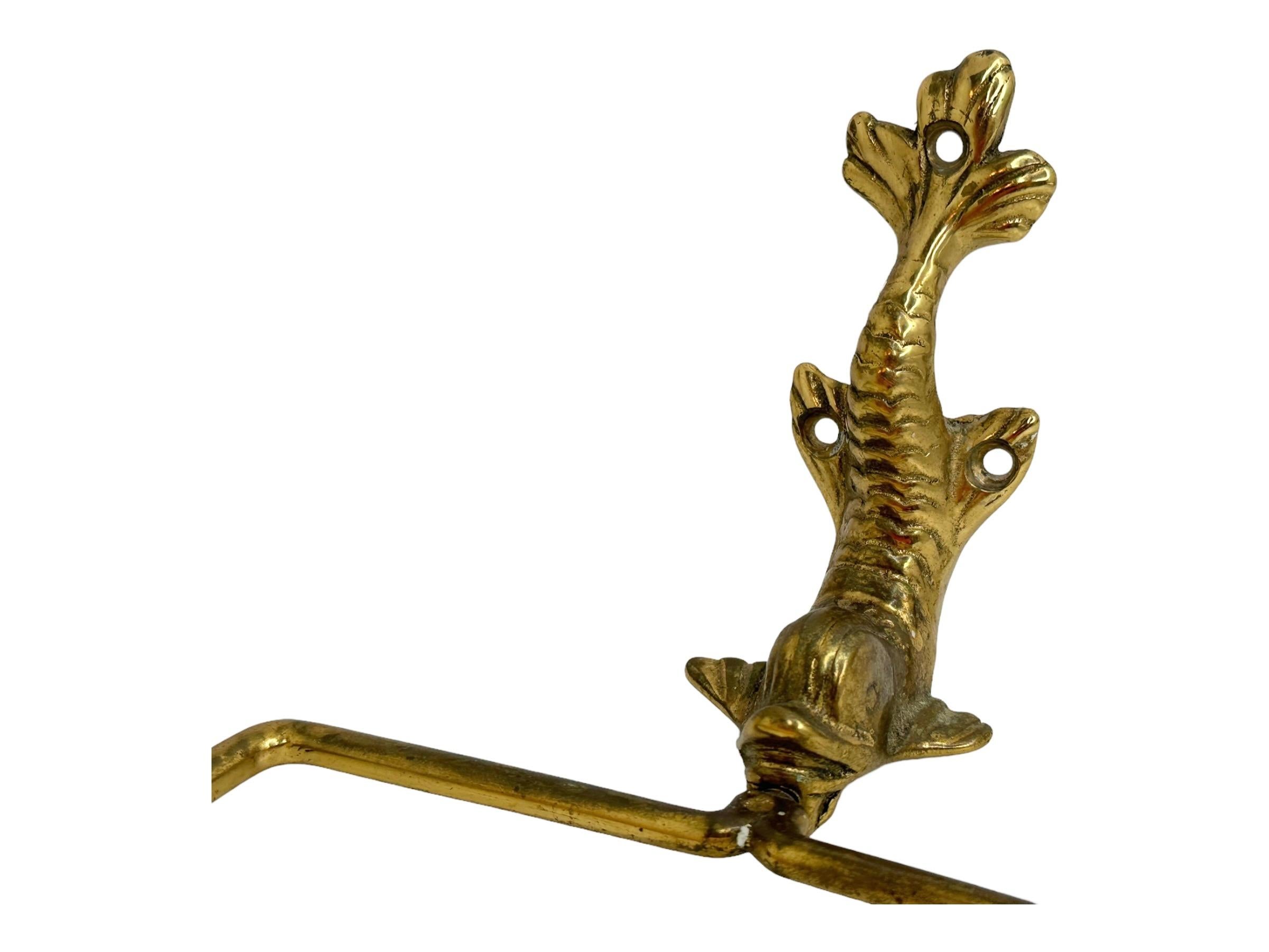 gold monkey toilet roll holder