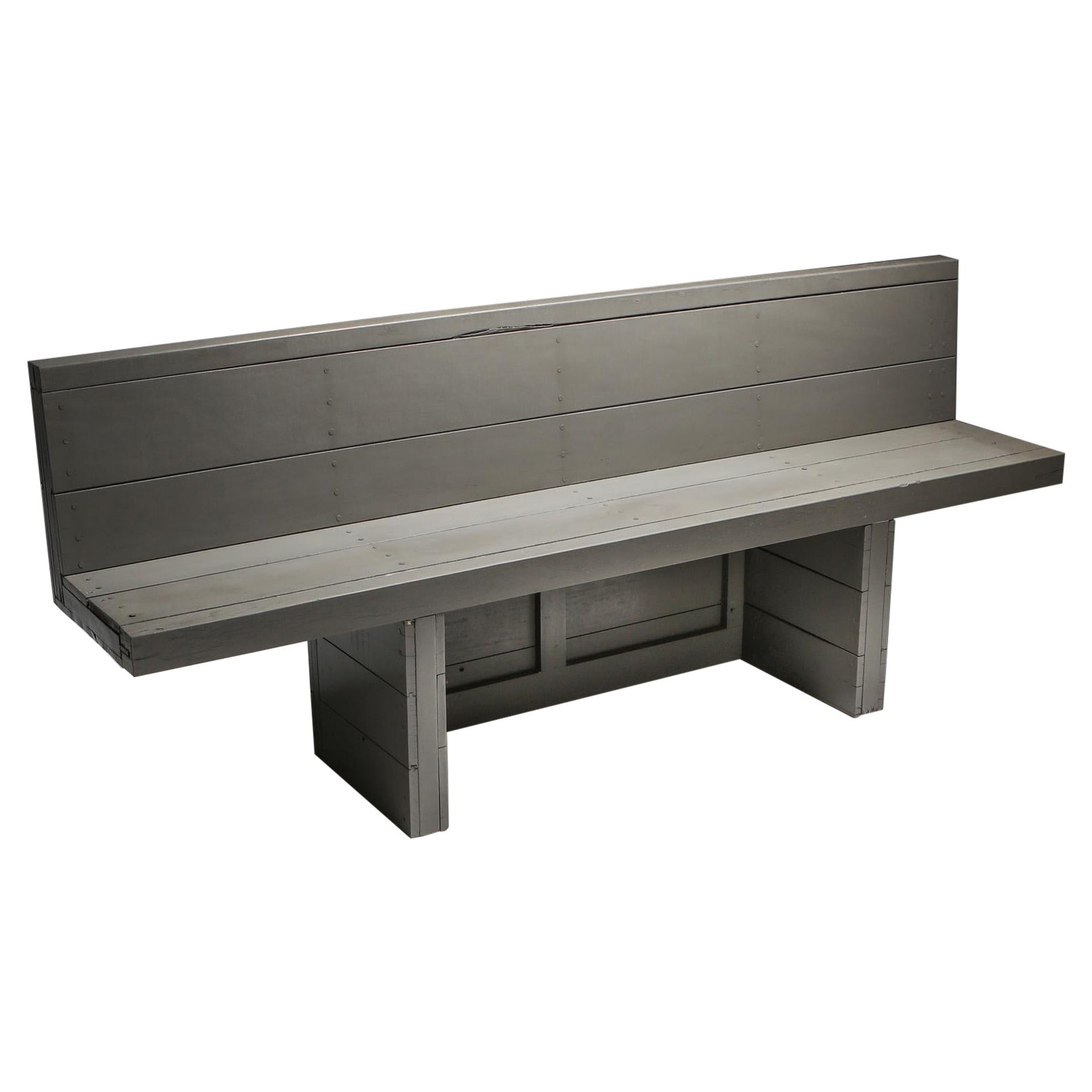 Dom Hans Van Der Laan Bench, Bossche School, Dutch Design, 1960s