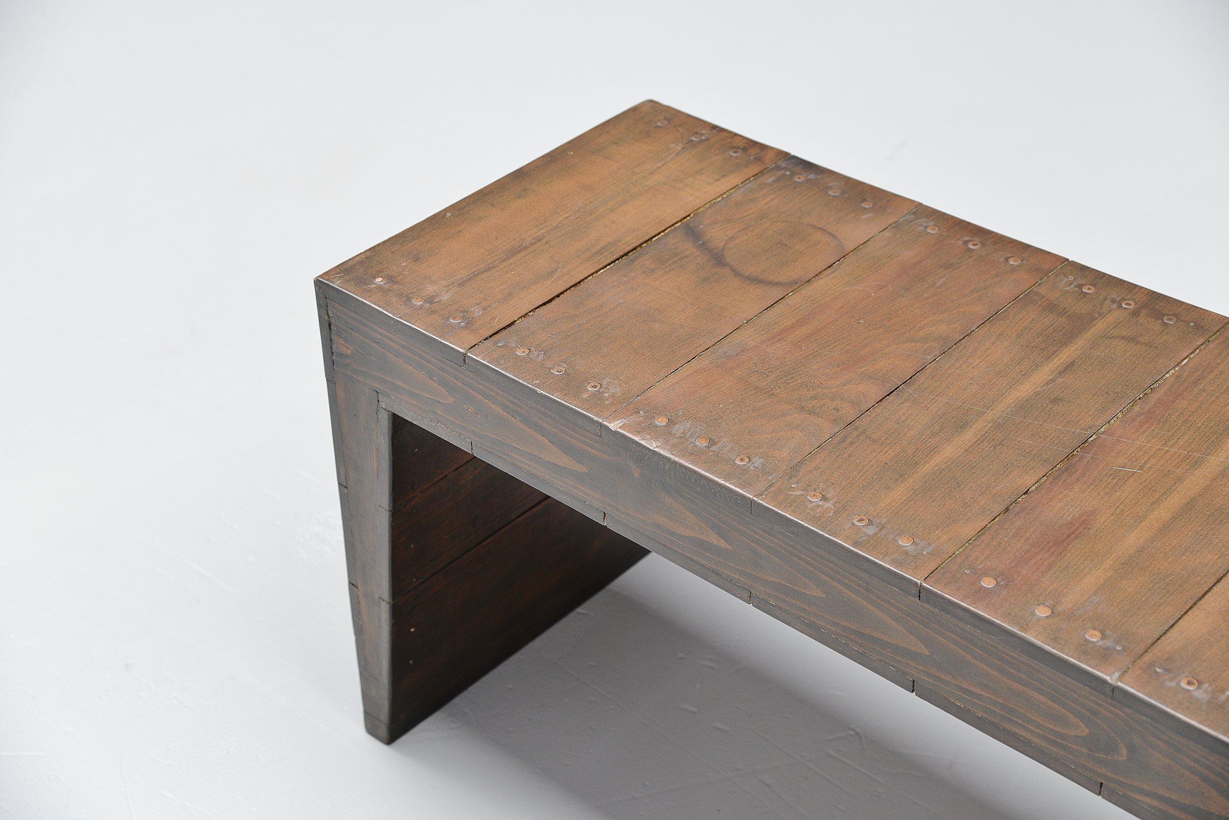 Dom Hans van der Laan Bench for Private House Rosmalen, 1973 In Good Condition In Roosendaal, Noord Brabant