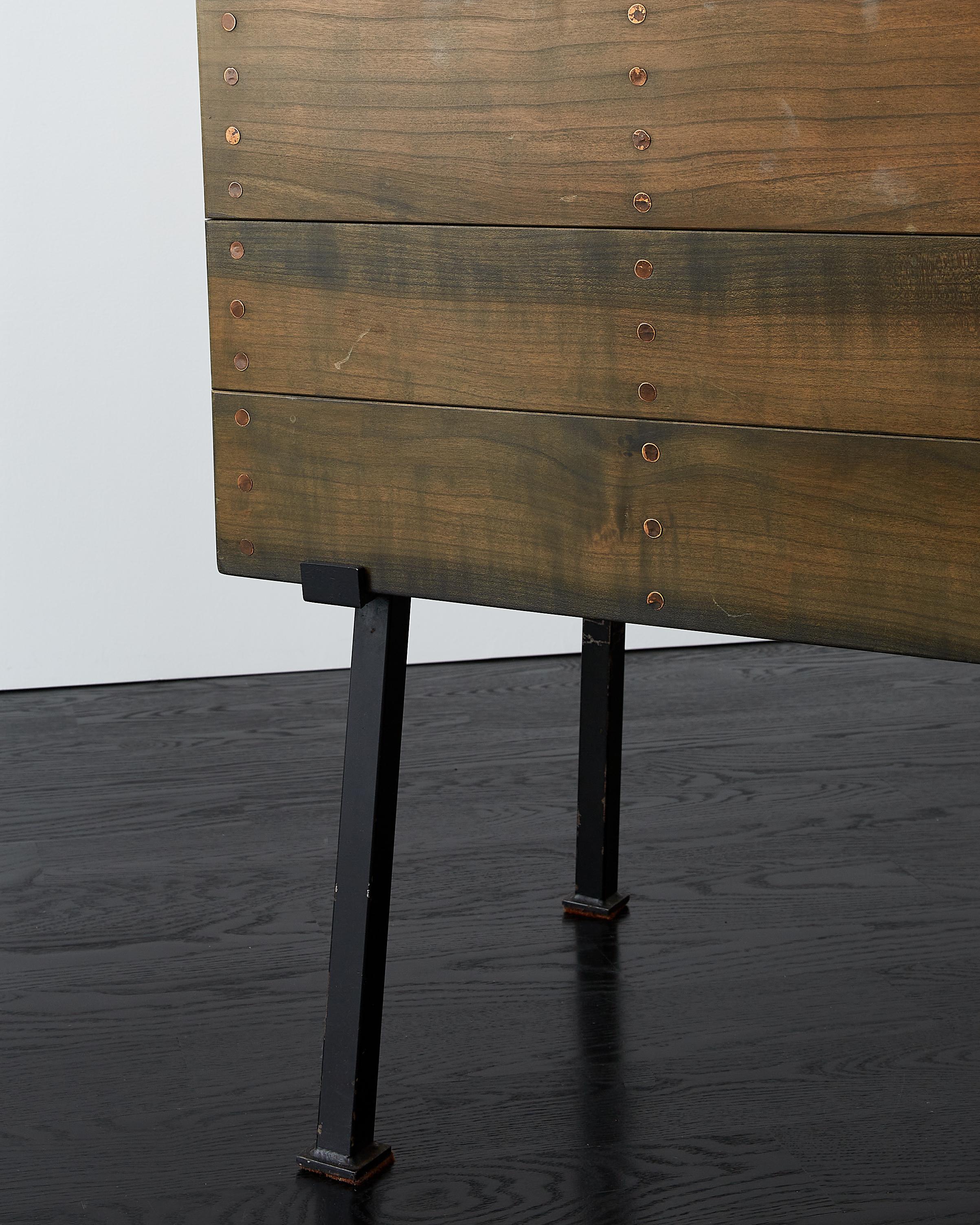 Silla Dom Hans van der Laan de brazos abiertos para Raadhuis Budel c. 1960 en venta 3