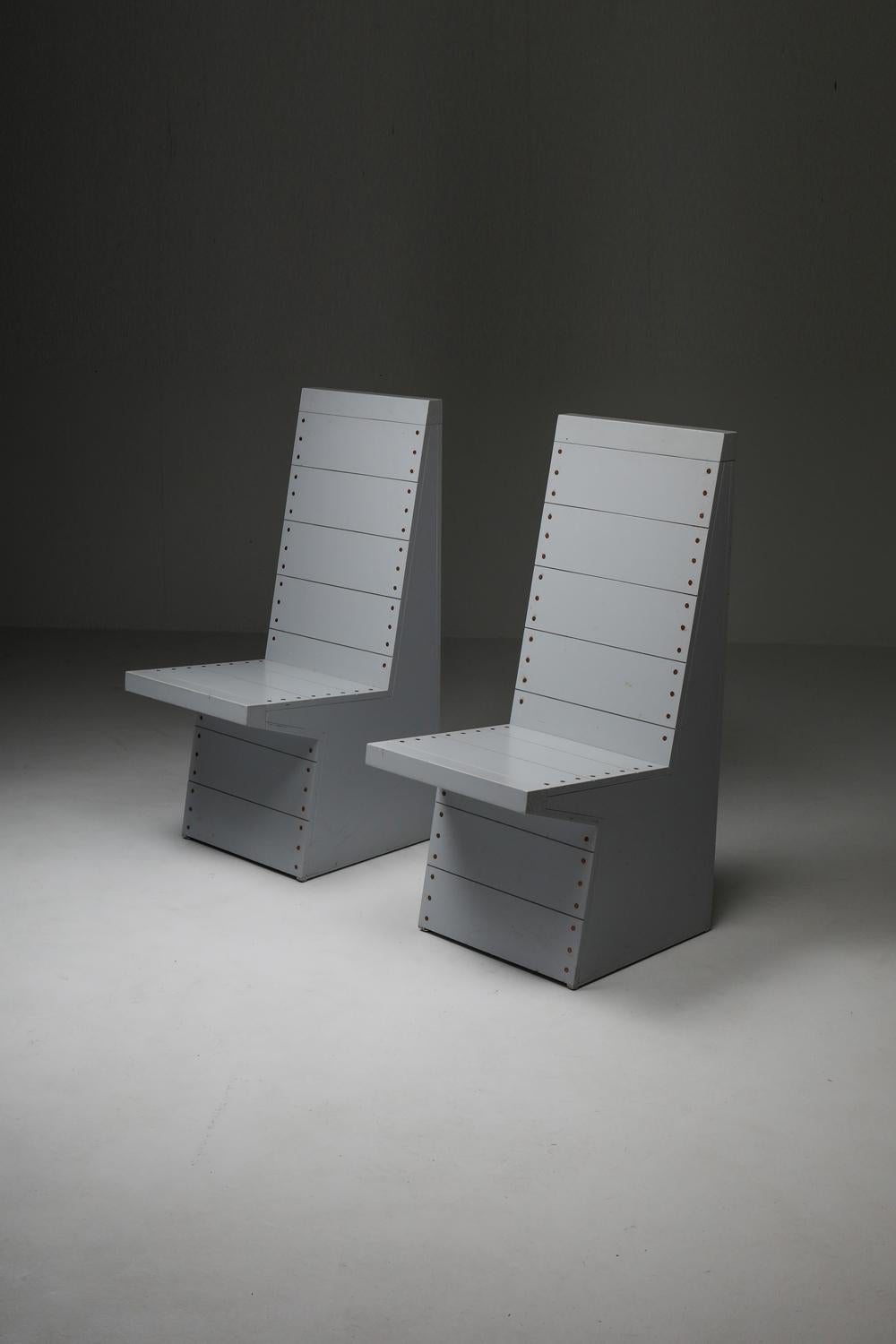 Dom Hans van der Laan Chairs by His Apprentice Jan de Jong 7