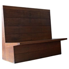 Dom Hans van der Laan Oak High Back Bench