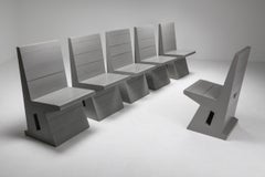 Dom Hans van der Laan Pine Dining Room Chair, 1940s