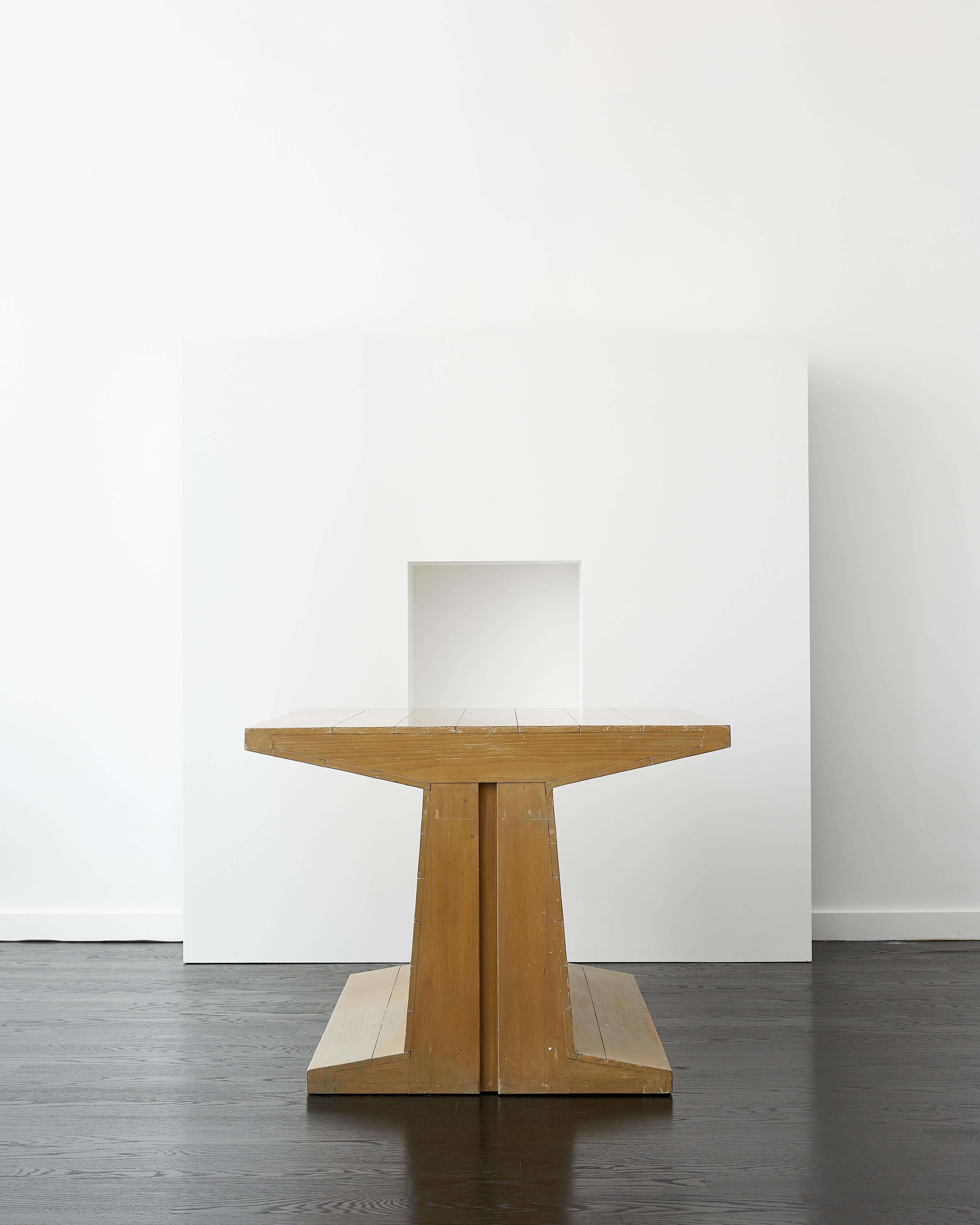 Dom Hans van der Laan Unique Desk with Copy of Original Drawings c. 1970 For Sale 2