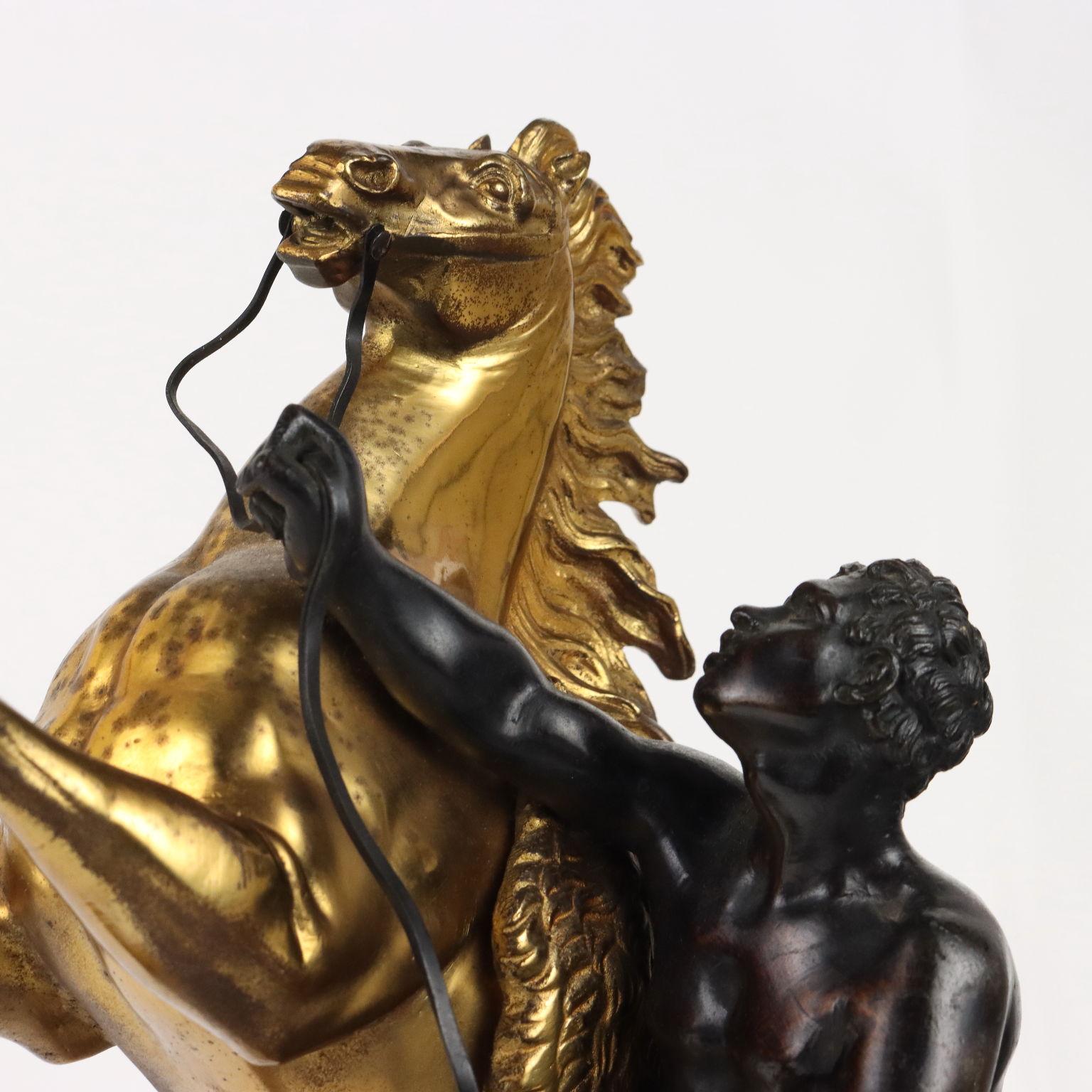 Altro Domatore con Cavallo Guillaume Coustou Francia Seconda Metà XIX Secolo in vendita