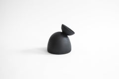 Dome Charred Vase in "Barro Preto" Handcrafted in Portugal by Origin Made