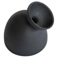 Dome Charred Vase in "Barro Preto" Handcrafted in Portugal by Origin Made