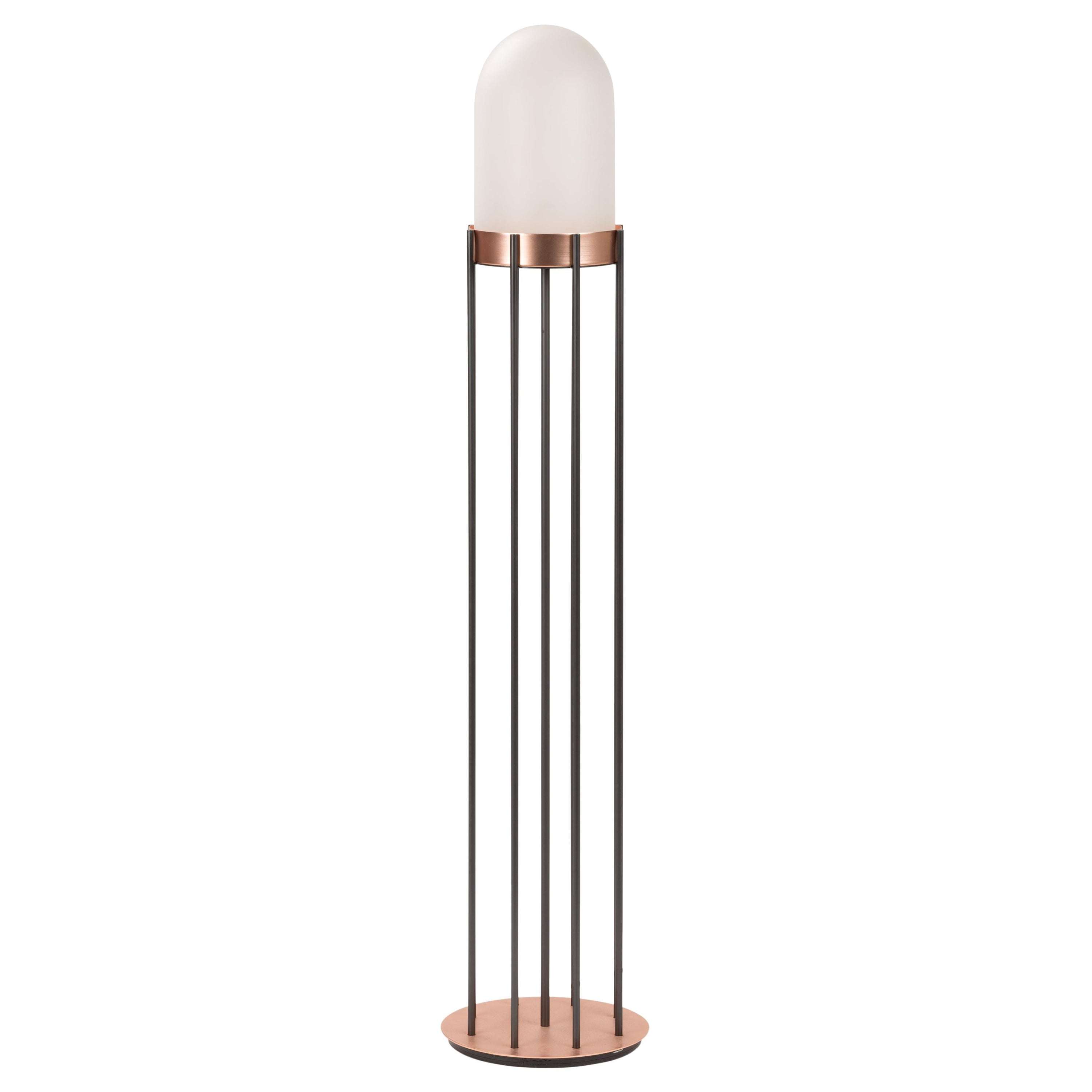 Dome Floor Lamp by Mingardo For Sale