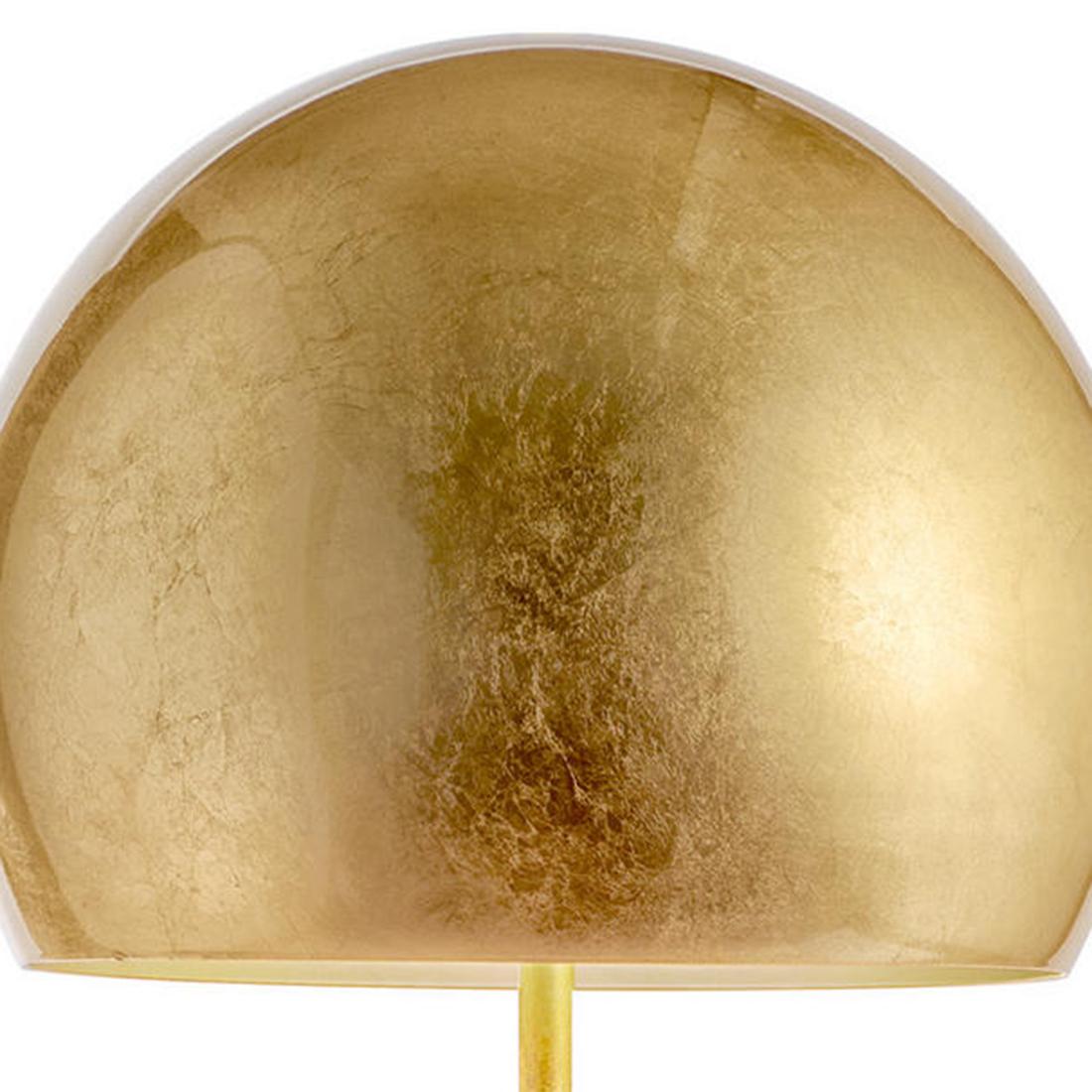 Hand-Crafted Dome Gold Leaf Floor Lamp
