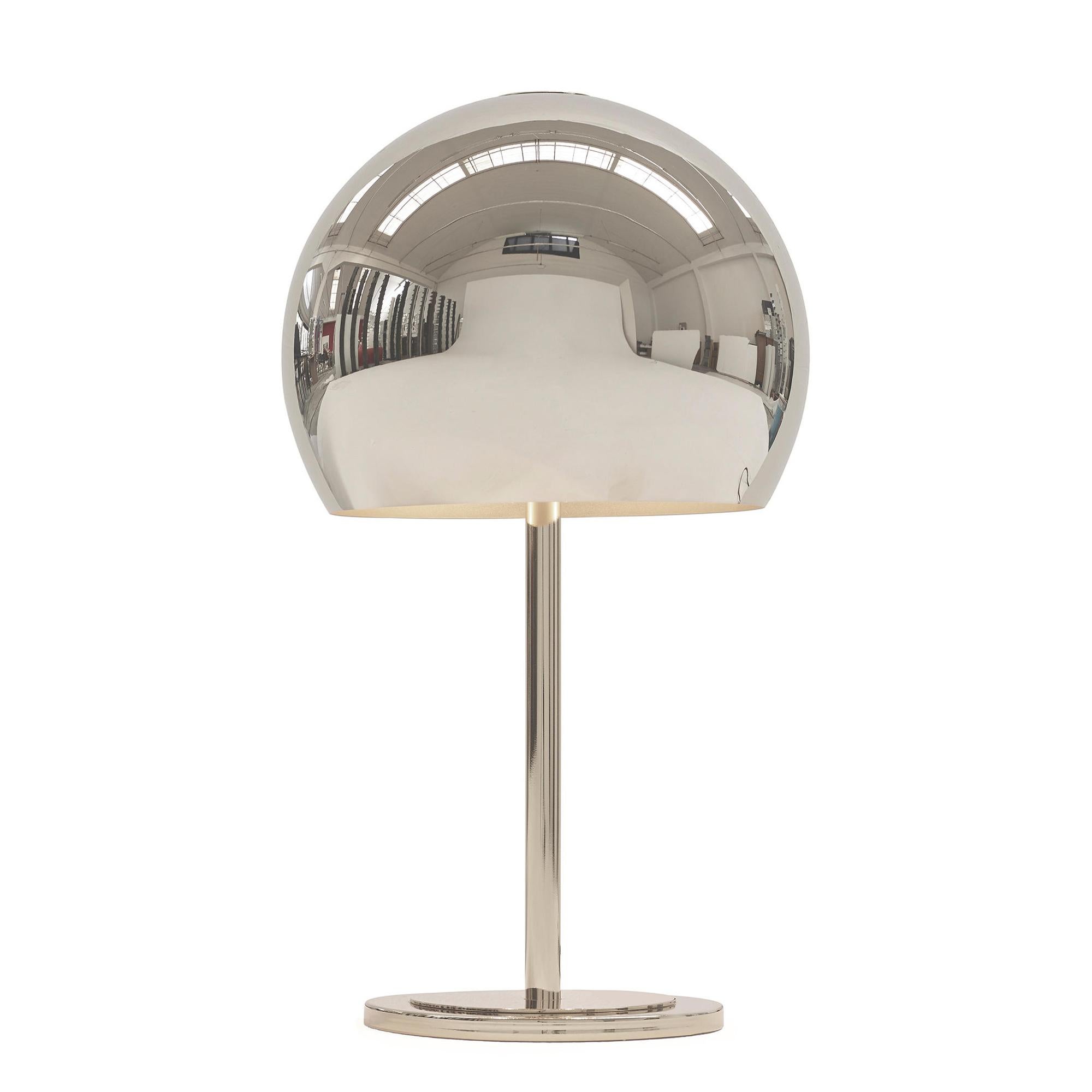 XXIe siècle et contemporain Lampe de table Dome Gold Leaf en vente