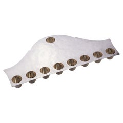 Dome Hanukkiah Silver in Sterling Silver by Iris Tutnauer