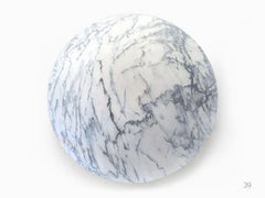 DOME - Luminaire moderne pour murs et plafonds, marbre sculpté, 100 cm