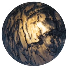 DOME - Apparecchio moderno da parete e soffitto, marmo scolpito, 100 cm