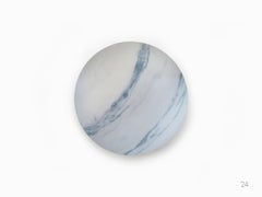 DOME - Luminaire moderne pour murs et plafonds, marbre sculpté, 60 cm