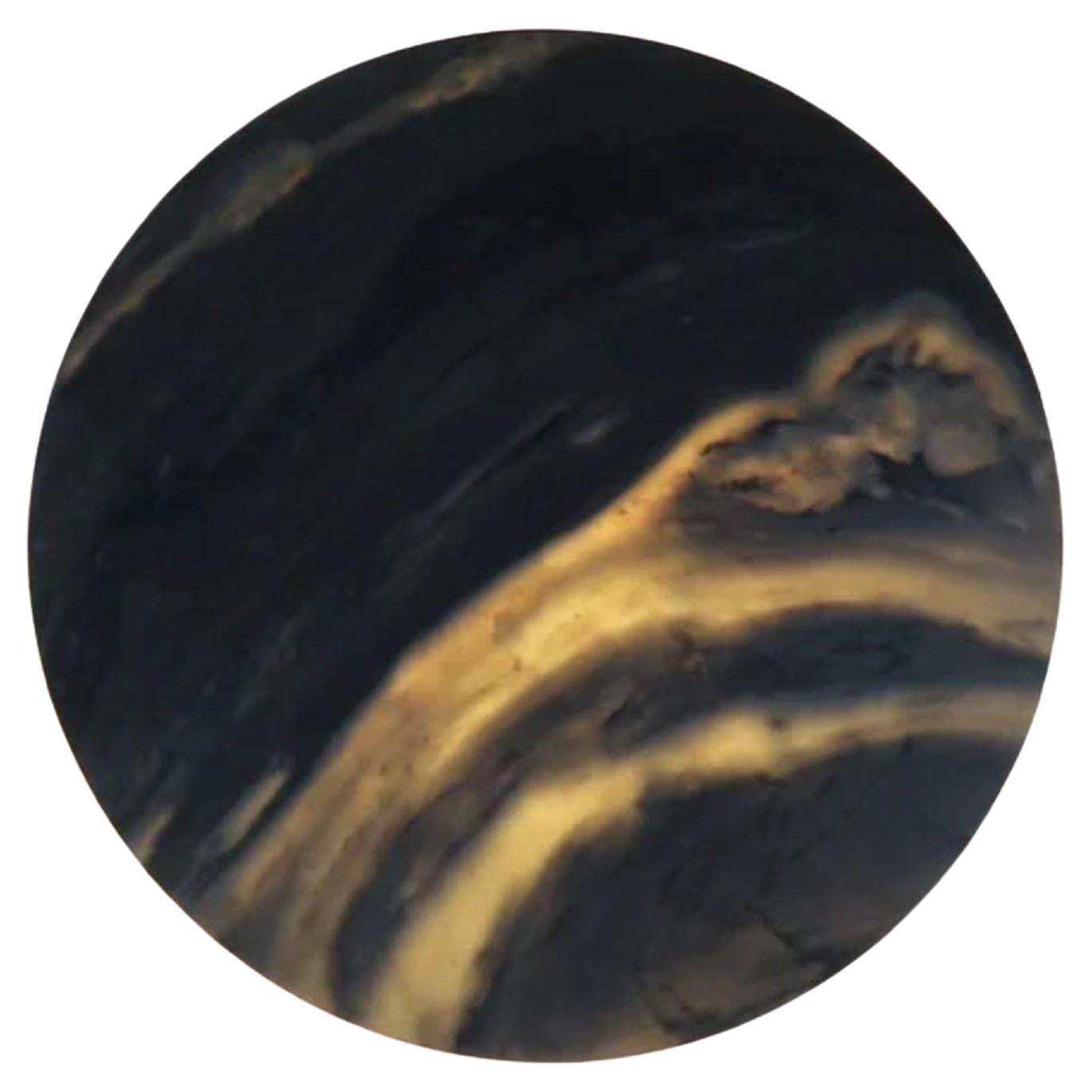 DOME – Modern Wall and Ceiling Lighting Piece, Sculpted Marble, 60 cm For Sale