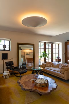 Dome Plaster Chandelier by Tracey Garet of Apsara Interior Design