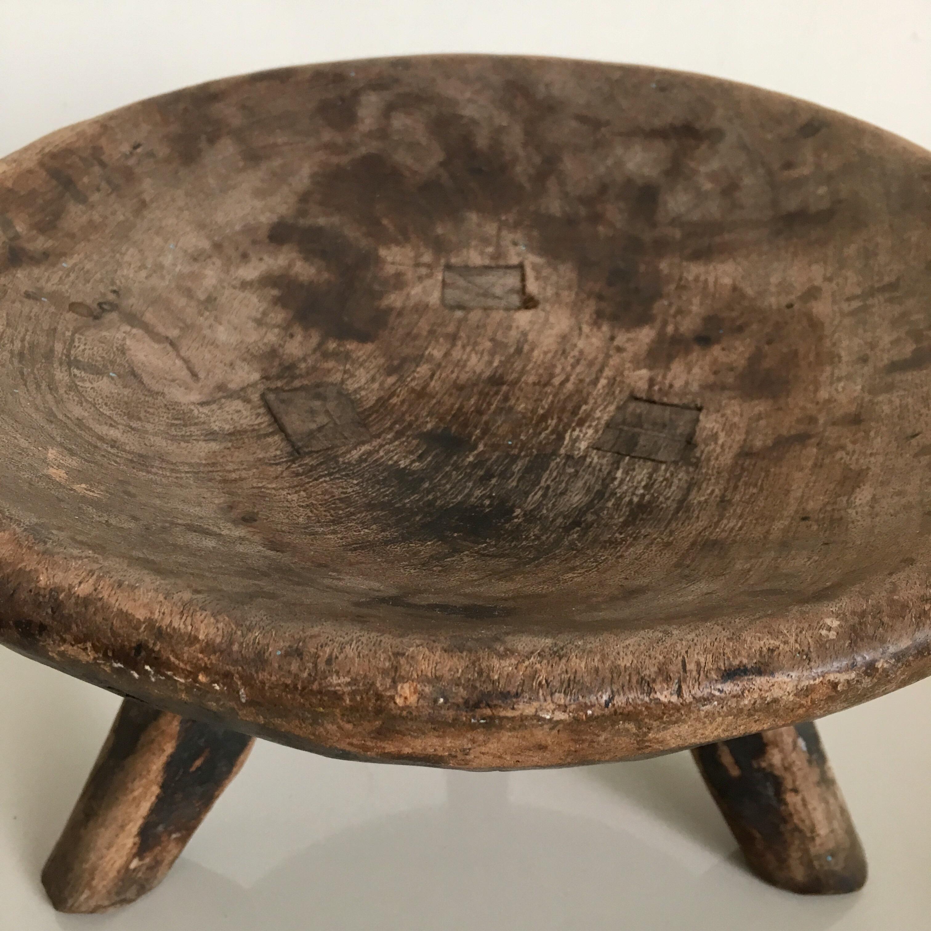 Rustic Dome Stool from Mexico