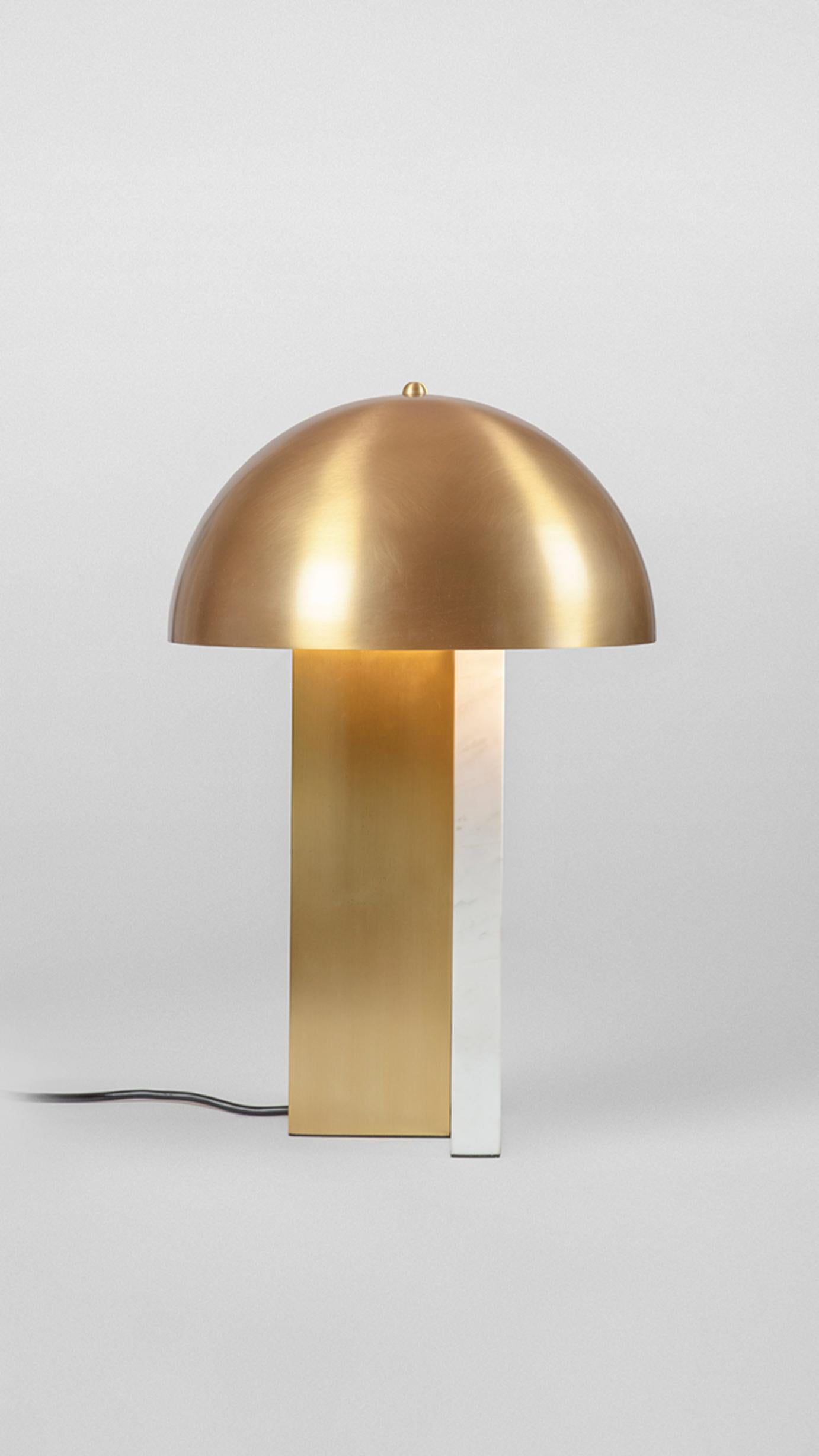 Post-Modern Dome Table Lamp by Square in Circle For Sale