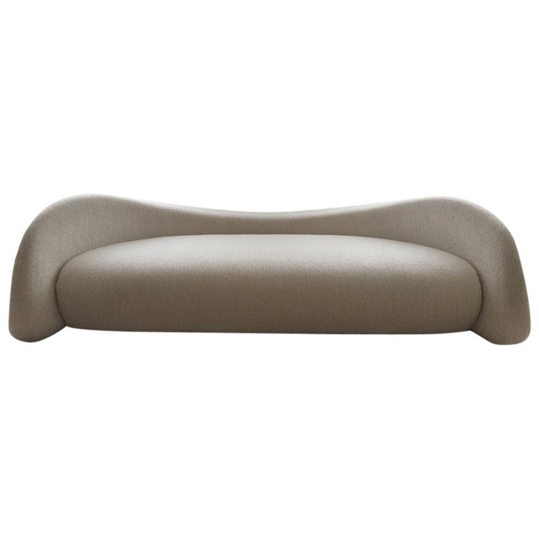 Raphael Navot for Domeau & Pérès Moon sofa, new, offered by Les Ateliers Courbet