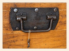 Domed Travel Trunk 19th Century – Wood, Brass, Leather – Restored