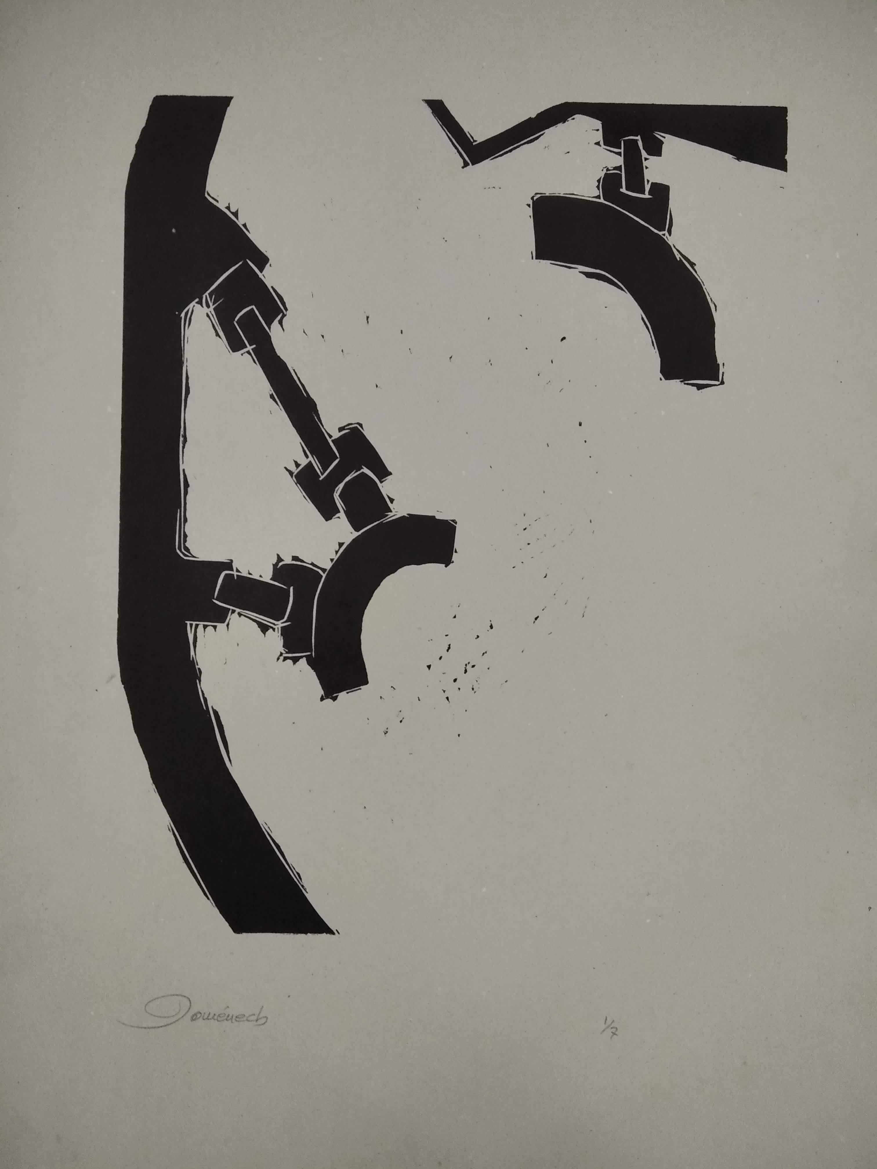 Domenech Abstract Print - Untitled