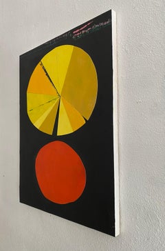 Dandelion, Original Modernist Abstract Painting