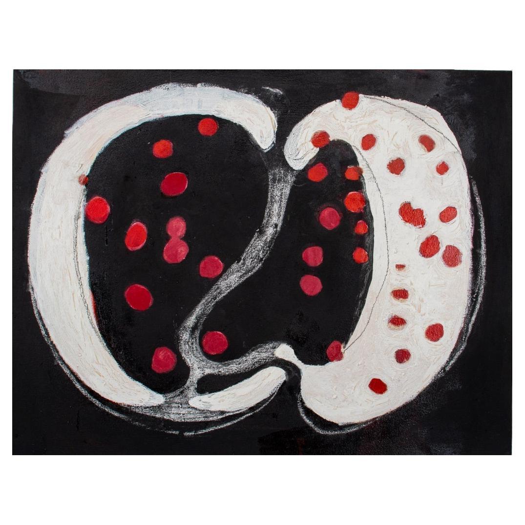 Domenick Capobianco Óleo abstracto sobre lienzo