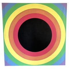 Domenick Capobianco Original Painting 'Circles', USA 1960s