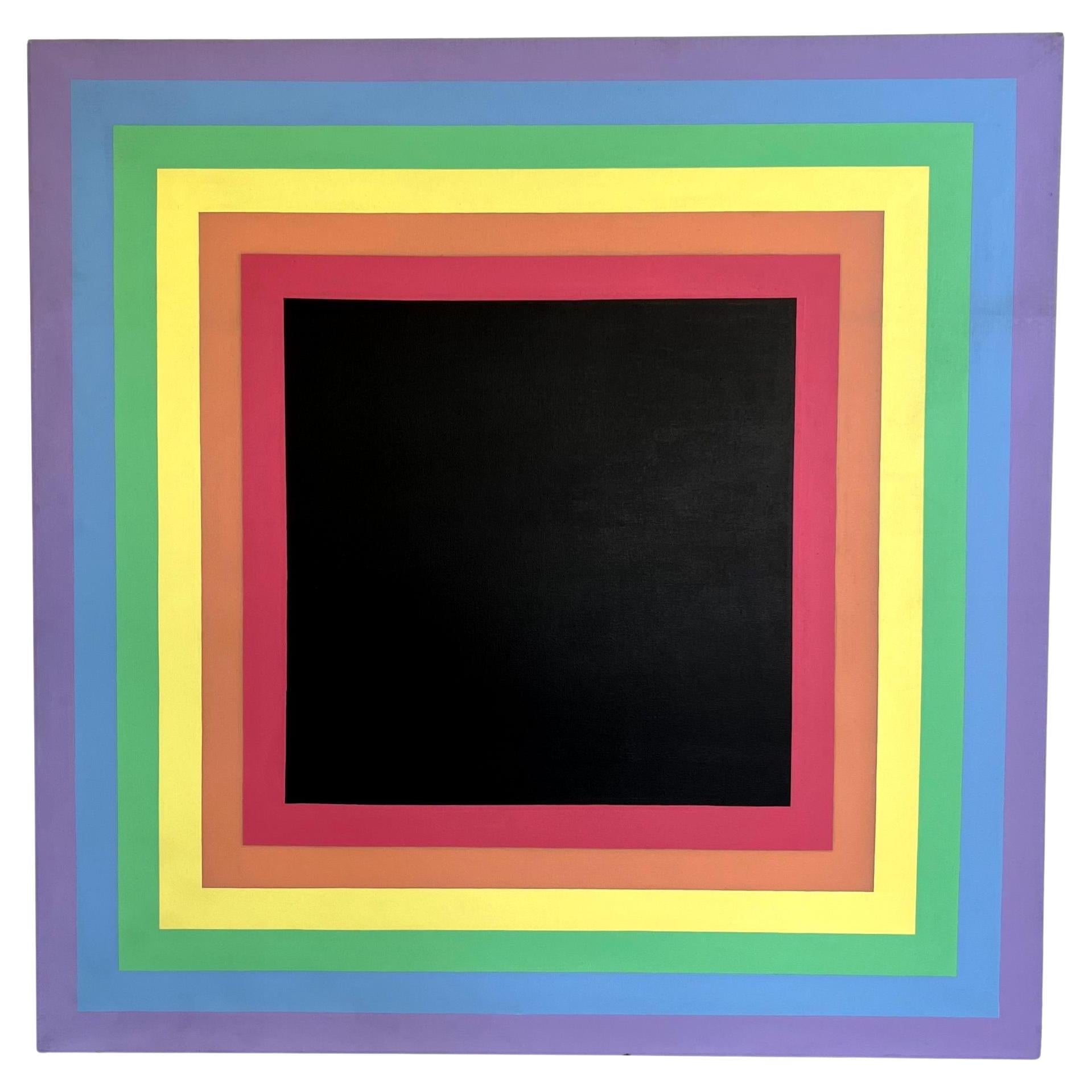 Peinture originale de Domenick Capobianco « Squares », États-Unis, années 1960