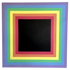 Domenick Capobianco Pintura original 'Cuadrados', EE.UU. Años 60