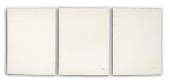 « Proposition d’une œuvre aérienne au-dessus de Kassel : “Sie” » Triptyque, acrylique sur papier, 3
