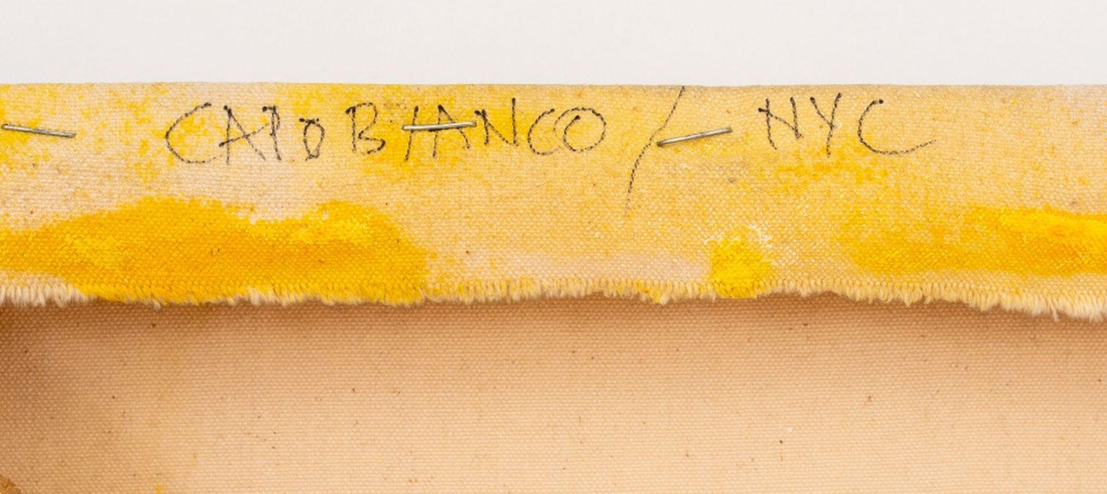 Composizione astratta in giallo in vendita 2