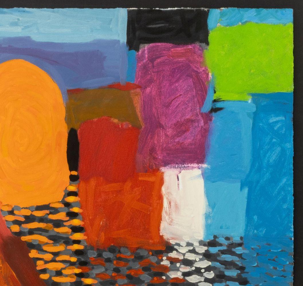 Composition d'un paysage marin abstrait - Contemporain Painting par Domenick Capobianco 