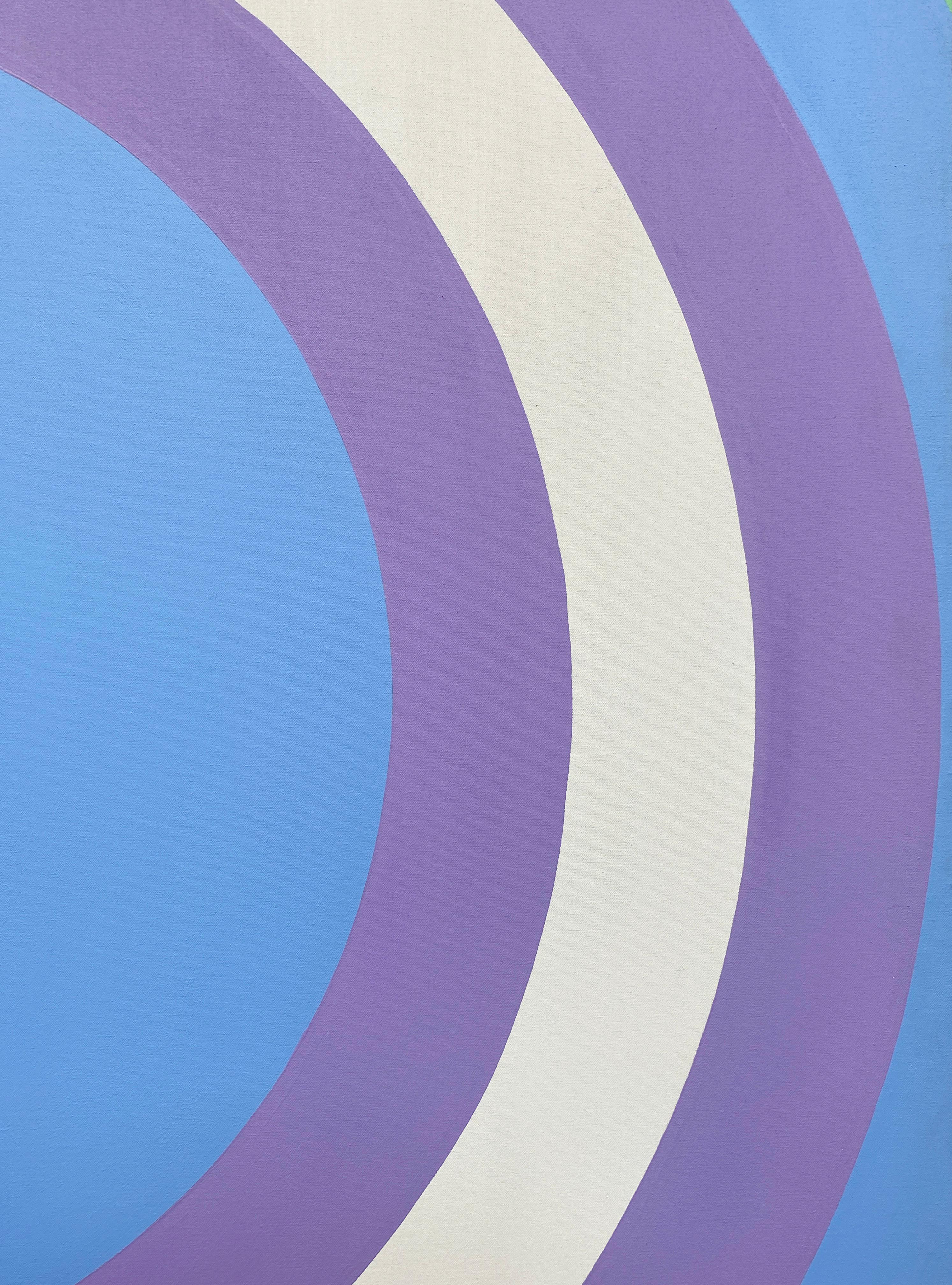 Circle, Pastel colors - Abstract Geometric Painting by Domenick Capobianco 
