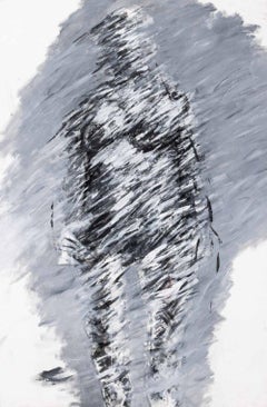 Domenick Capobianco Figure abstraite Huile sur toile