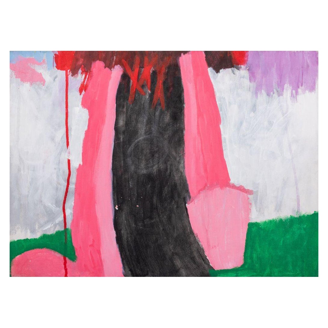 Domenick Capobianco Vivid Abstract Oil on Canvas