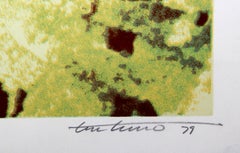 Below the Surface of Venice, Abstract Screenprint by Domenick Turturro