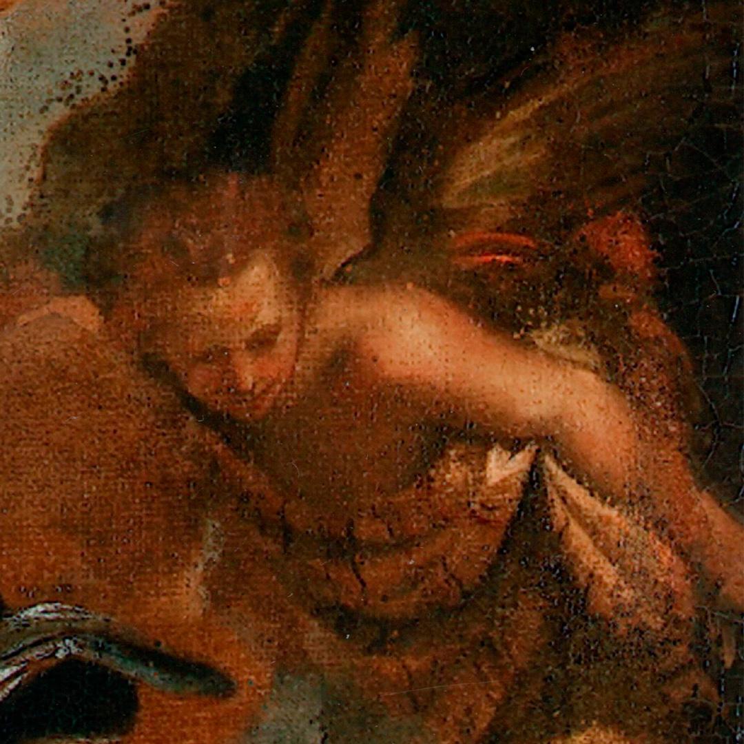 17. Jahrhundert von Domenico Maria Canuti, Eitelkeit der Jungfrau, Öl auf Leinwand im Angebot 4