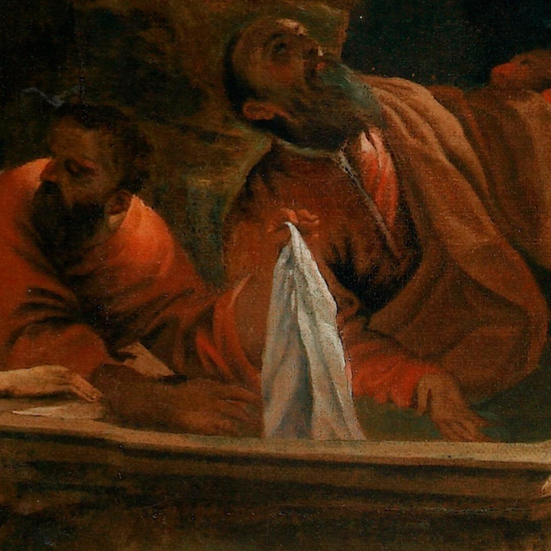 17. Jahrhundert von Domenico Maria Canuti, Eitelkeit der Jungfrau, Öl auf Leinwand im Angebot 7