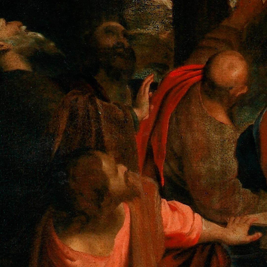 17. Jahrhundert von Domenico Maria Canuti, Eitelkeit der Jungfrau, Öl auf Leinwand im Angebot 8