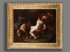 17th Century By Domenico Maria Canuti Toilet of Venus with Cupids and Satyrs