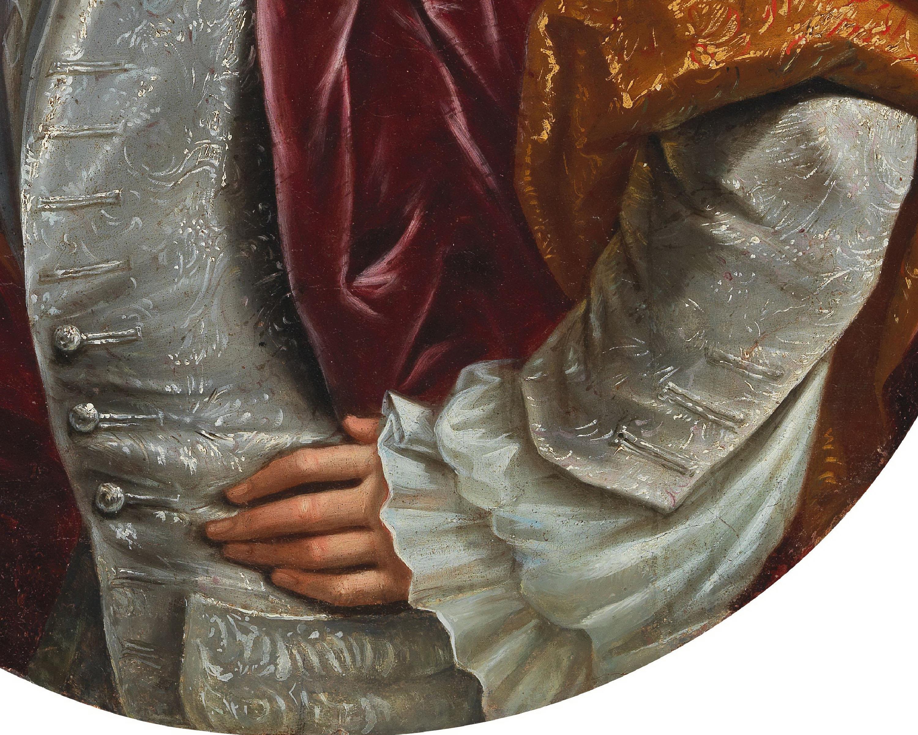 Daniele Sanguineti pour avoir suggéré l'attribution à Domenico Parodi (1672 - 1742). Il situe le tableau dans la période entre 1730 et 1740. Domenico Parodi, l'un des meilleurs portraitistes italiens entre la fin du XVIIe siècle et la première