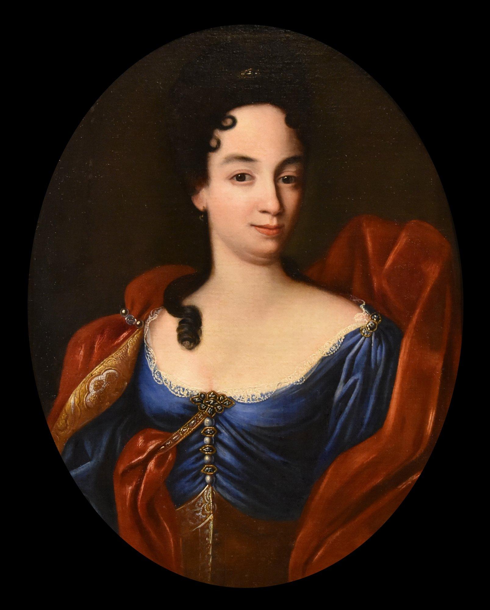 Porträt Frau Parodi 17./18. Jahrhundert Öl auf Leinwand Alter Meister (Alte Meister), Painting, von Domenico Parodi (Genoa, 1672 - 1742)
