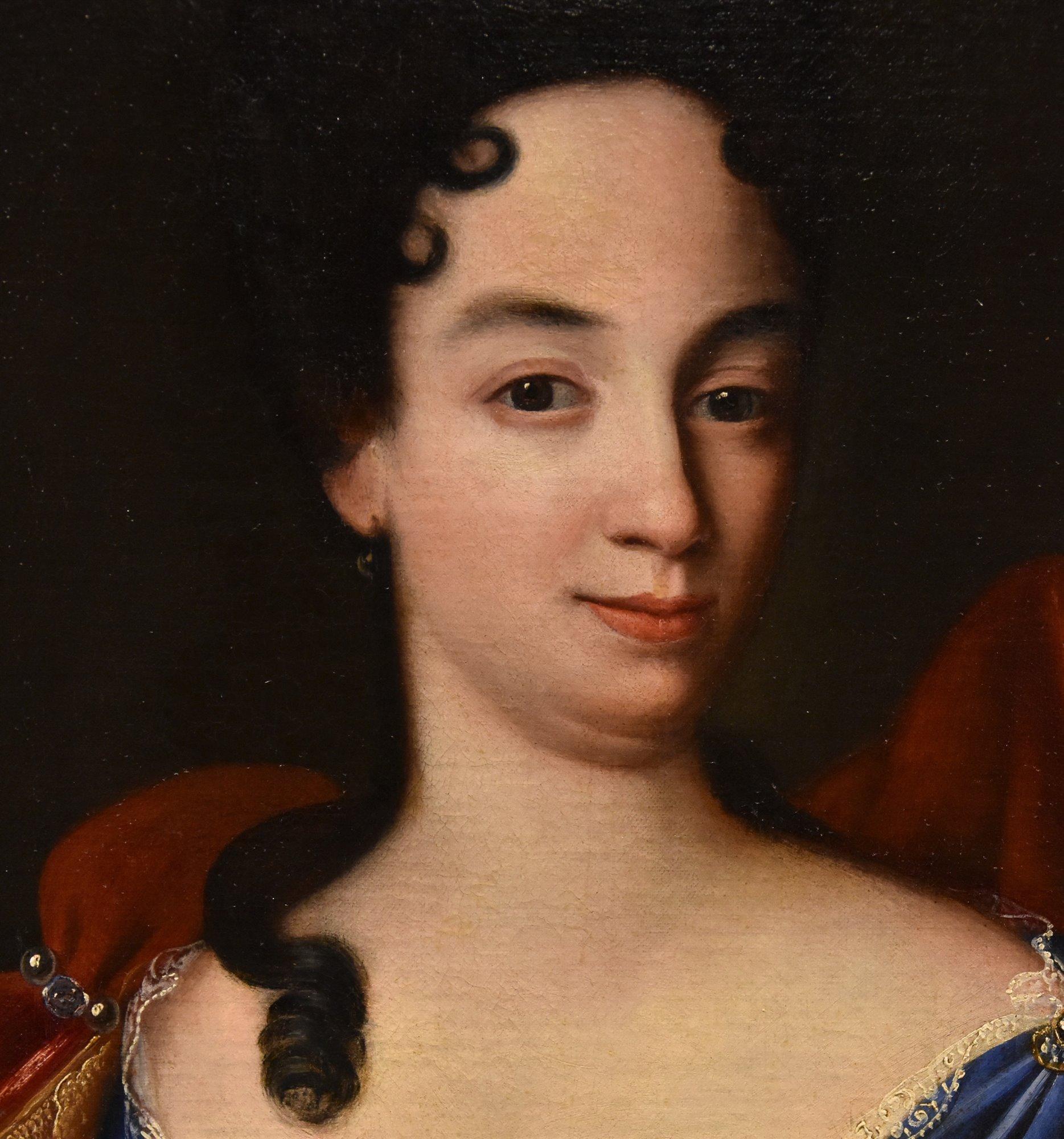 Domenico Parodi (Genua, 1672 - 1742)
Porträt von Anne-Marie d'Orléans (Château de Saint-Cloud, 27. August 1669 - Turin, 26. August 1728), erste Konsulatskönigin von Sardinien und Großmutter mütterlicherseits von Ludwig XV. von Frankreich

Öl auf