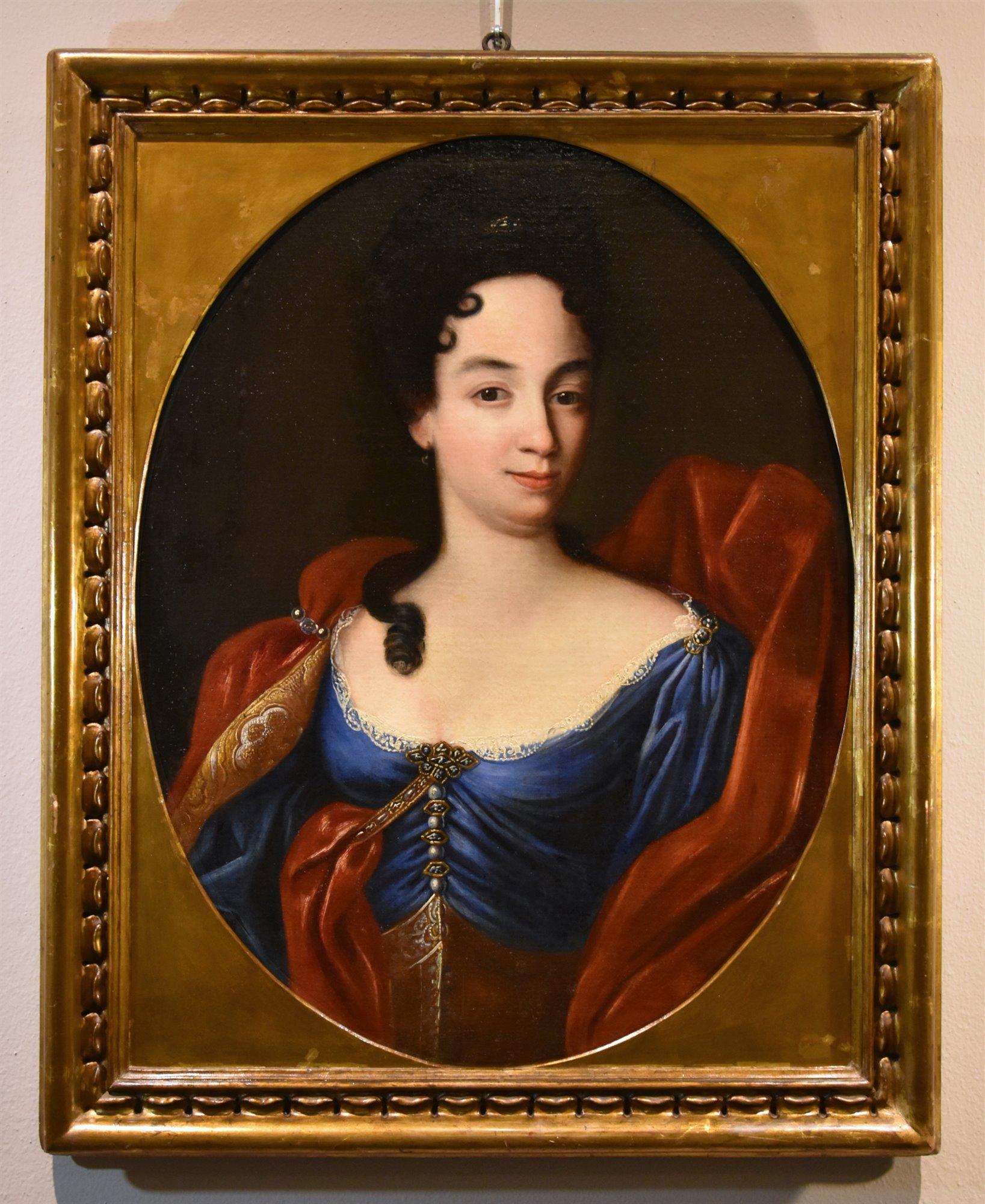 Portrait Woman Parodi 17/18th Century Oil on canvas Old master