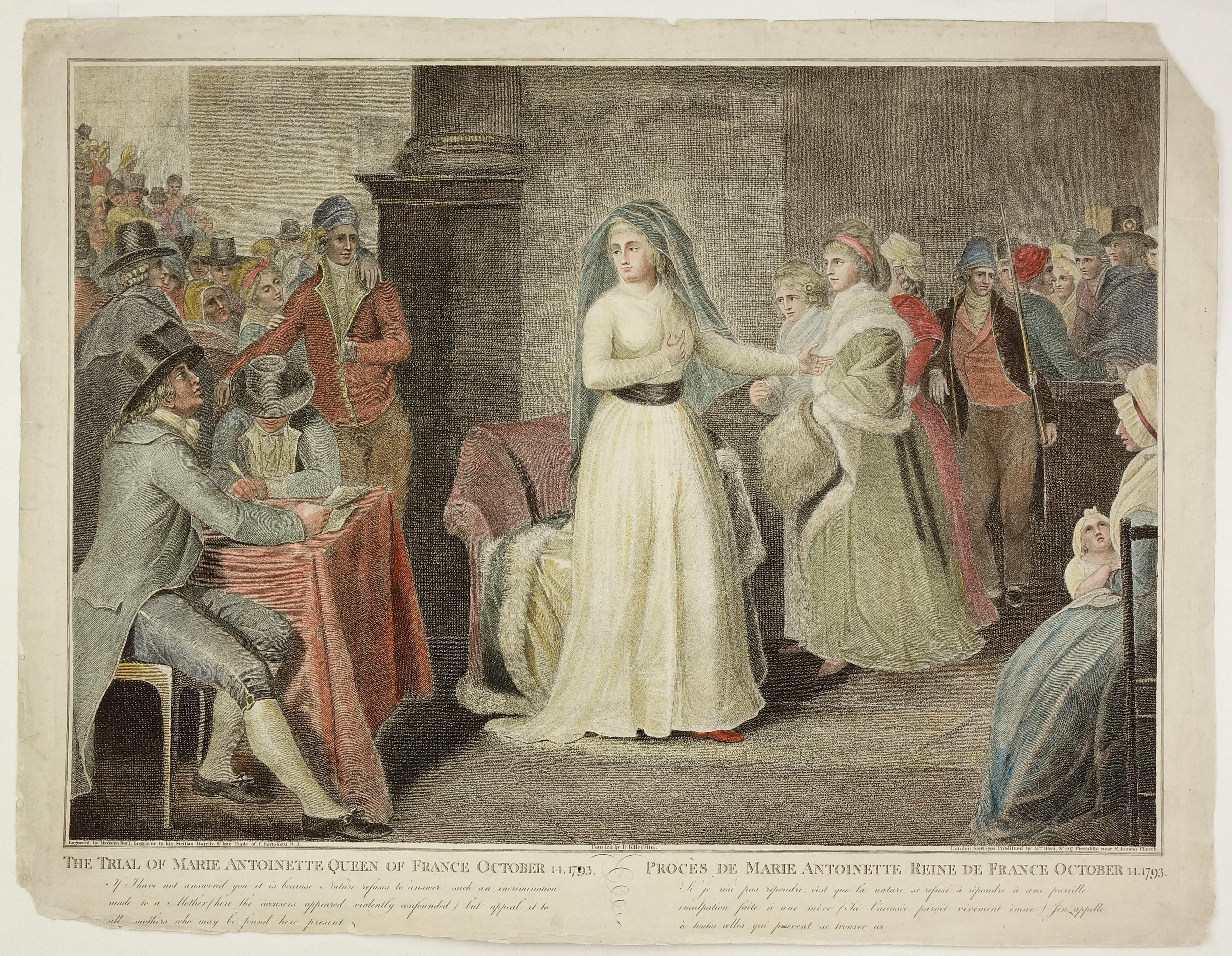 The Trial of Marie Antoinette Queen of France October 14, 1793